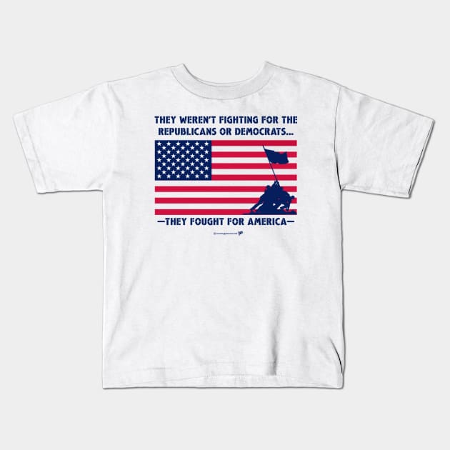 Celebrate America Kids T-Shirt by trevorb74